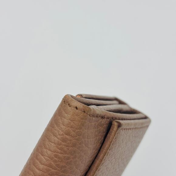 Gucci GG Marmont Tri-fold Wallet Leather Pink Beige - Pre Owned ✨ - Picture 5 of 6